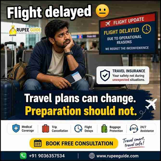 Flight Delay and Cancelled Trip Travel Insurance Coverage Bangalore | Sathish M Rupee Guide