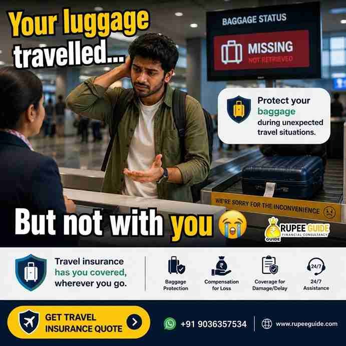 Lost Baggage and Luggage Travel Insurance Policy Bangalore | Sathish M Travel Consultant