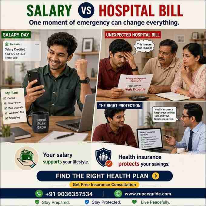 Salary Protection Health Insurance Advisor Bangalore | Sathish M Health Insurance Agent